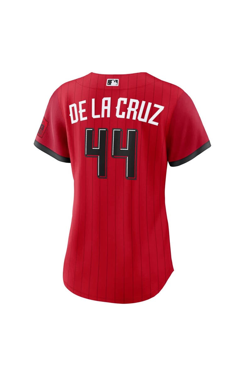 Nike Women's Nike Elly De La Cruz Red Cincinnati Reds 2026 City Connect Stadium Jersey, Alternate, color, Red