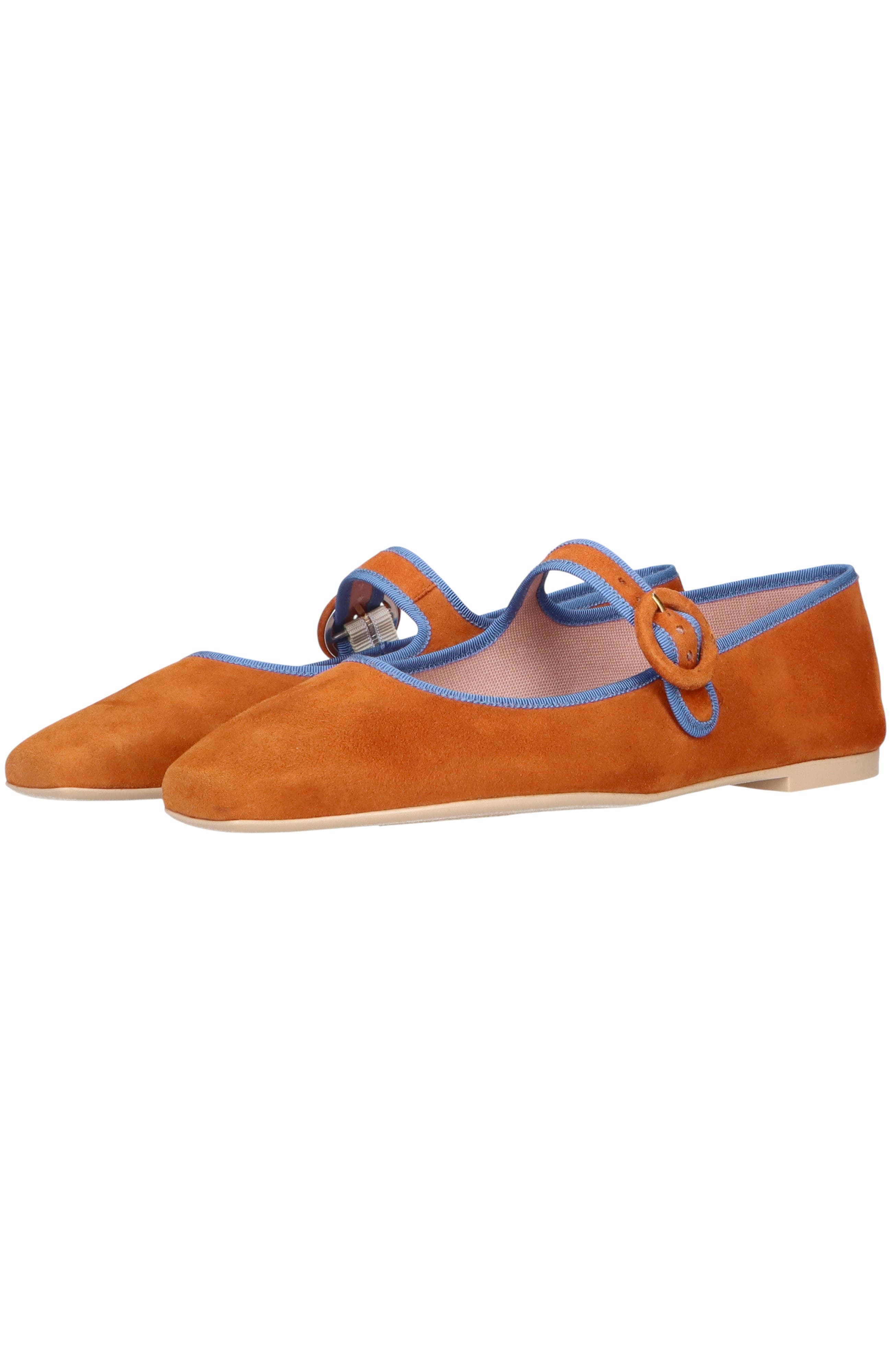 Pretty Ballerinas Square Toe Suede Mary Jane, Alternate, color, Beige