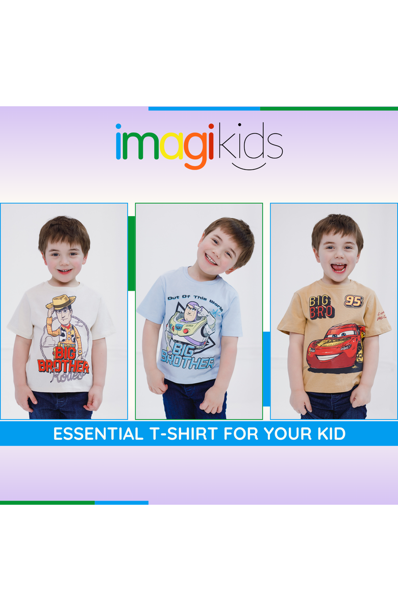Disney Cars Lightning McQueen Short Sleeve T-Shirt, Alternate, color, Tan Lightning Mcqueen