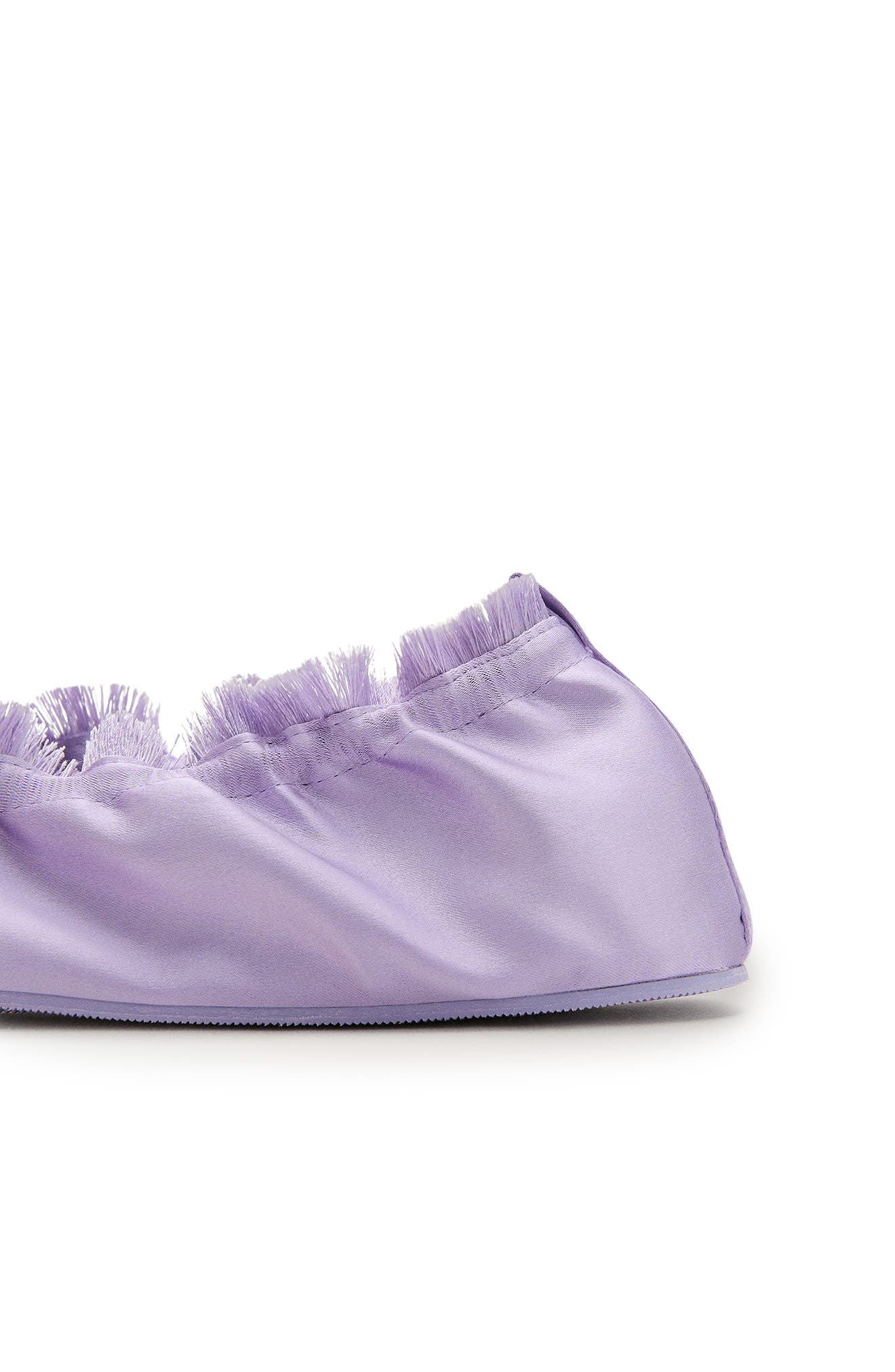 Satin Ballet Flat, Alternate, color, LILAC