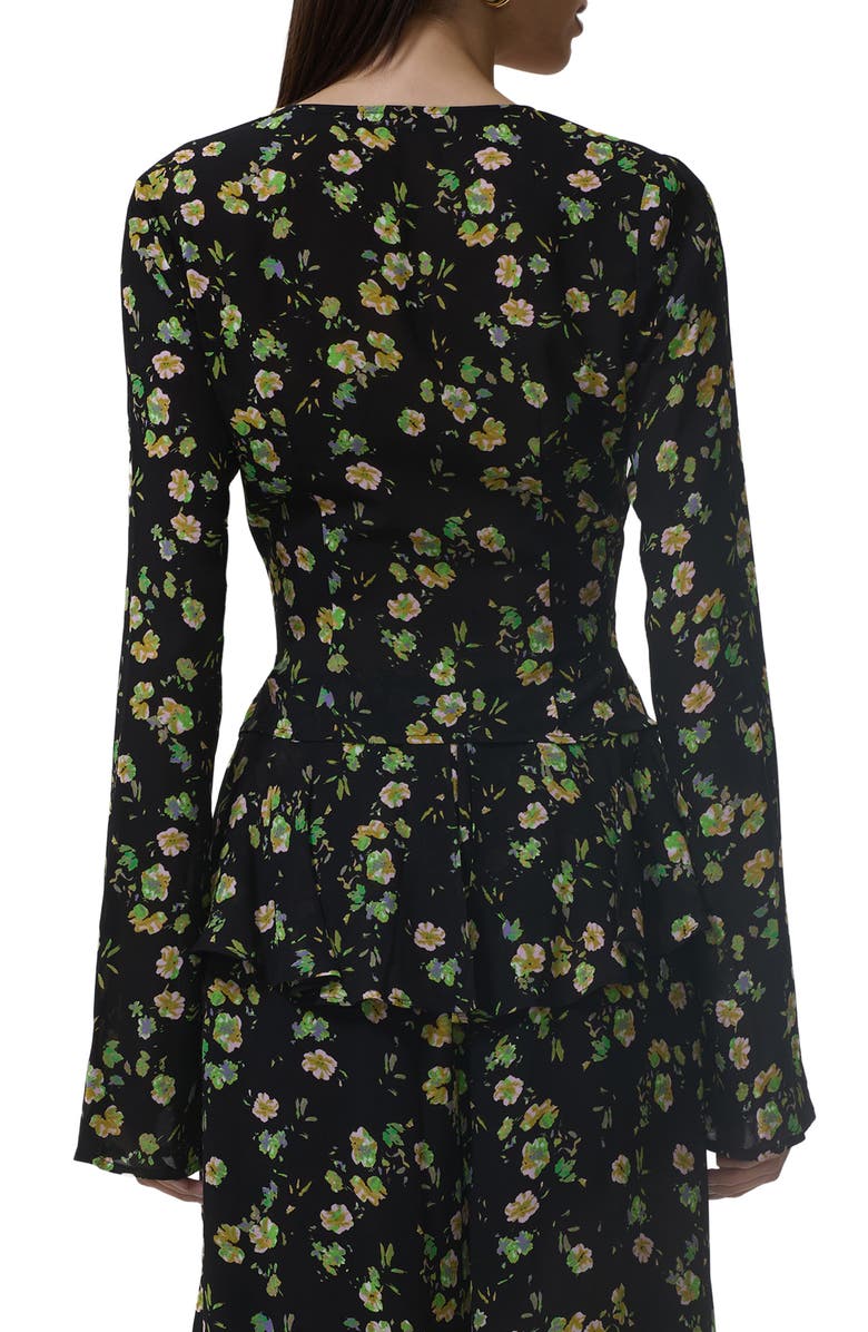 AFRM Tyra Tie Front Top, Alternate, color, Citrus Daisy