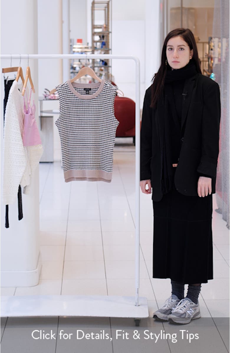 Stripe Sleeveless Sweater, sales video thumbnail