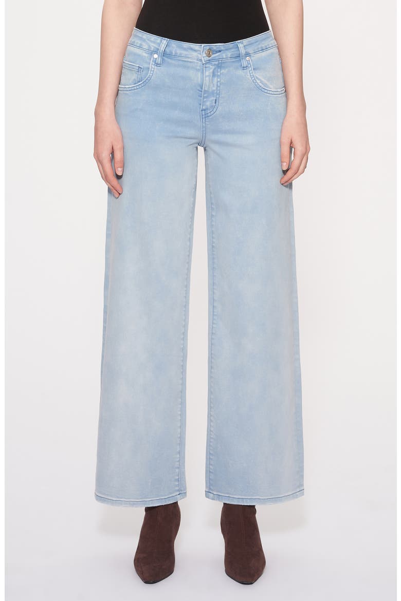 Mid Rise Wide Leg Jeans, Main, color, GRADIENT BLUE