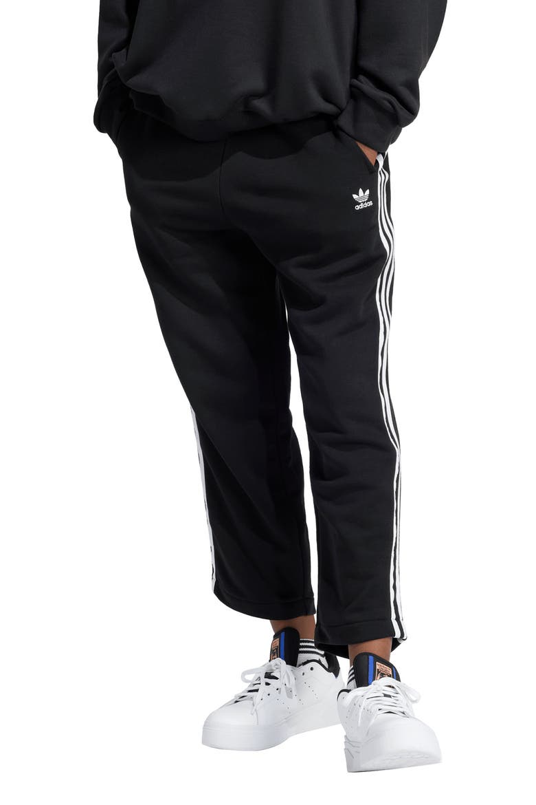 Open Hem Loose Ankle Joggers, Main, color, BLACK