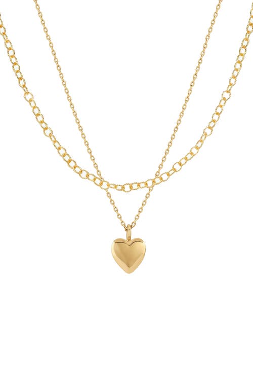 Bearfruit Jewelry The Sweetheart Necklace Stack Set Holiday Gift Idea In Gold