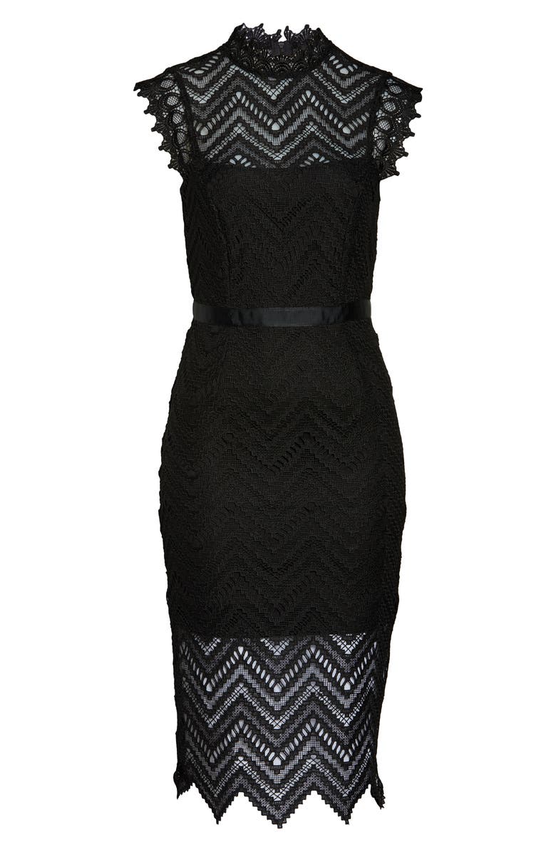 Bardot Imogen Lace Cocktail Dress, Alternate, color, 