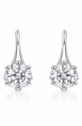 Liv Sterling Silver Amethyst Drop Earrings