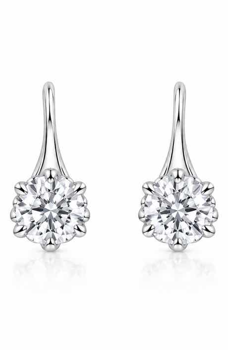 Liv Sterling Silver Amethyst Drop Earrings