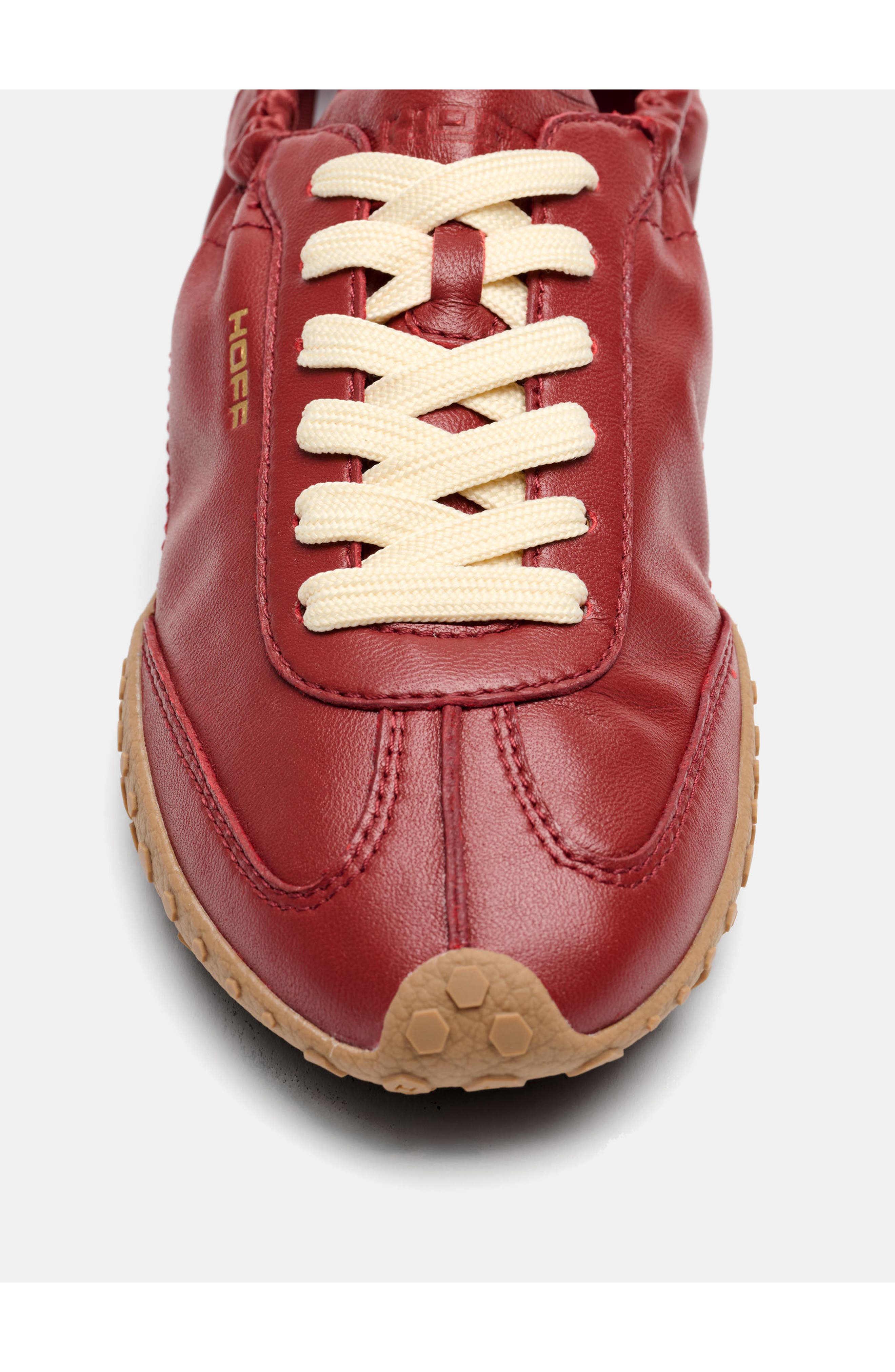Bridge Leather Sneaker, Alternate, color, CLAY