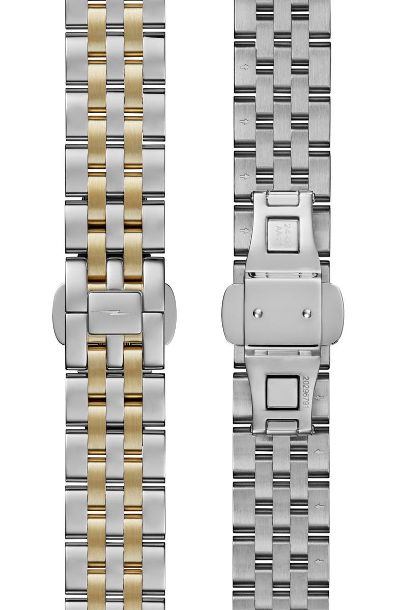 Shinola Circadian Monster Mother-of-Pearl Automatic Bracelet Watch, 36mm, Alternate, color, White