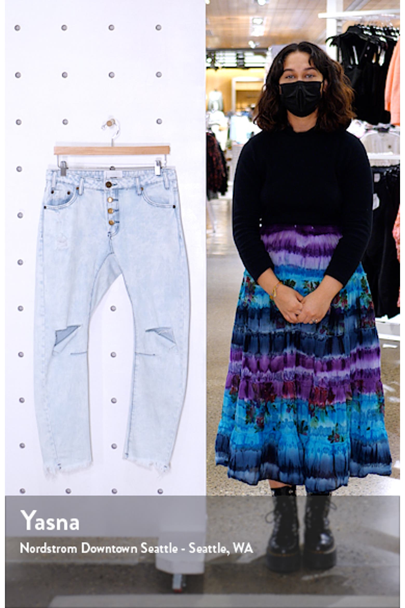 Heavy Rug Ripped One Teaspoon Saints Ripped Exposed Button Boyfriend Jeans (Women ...