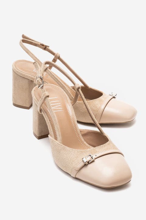 Desia Slingback Round Toe Pump