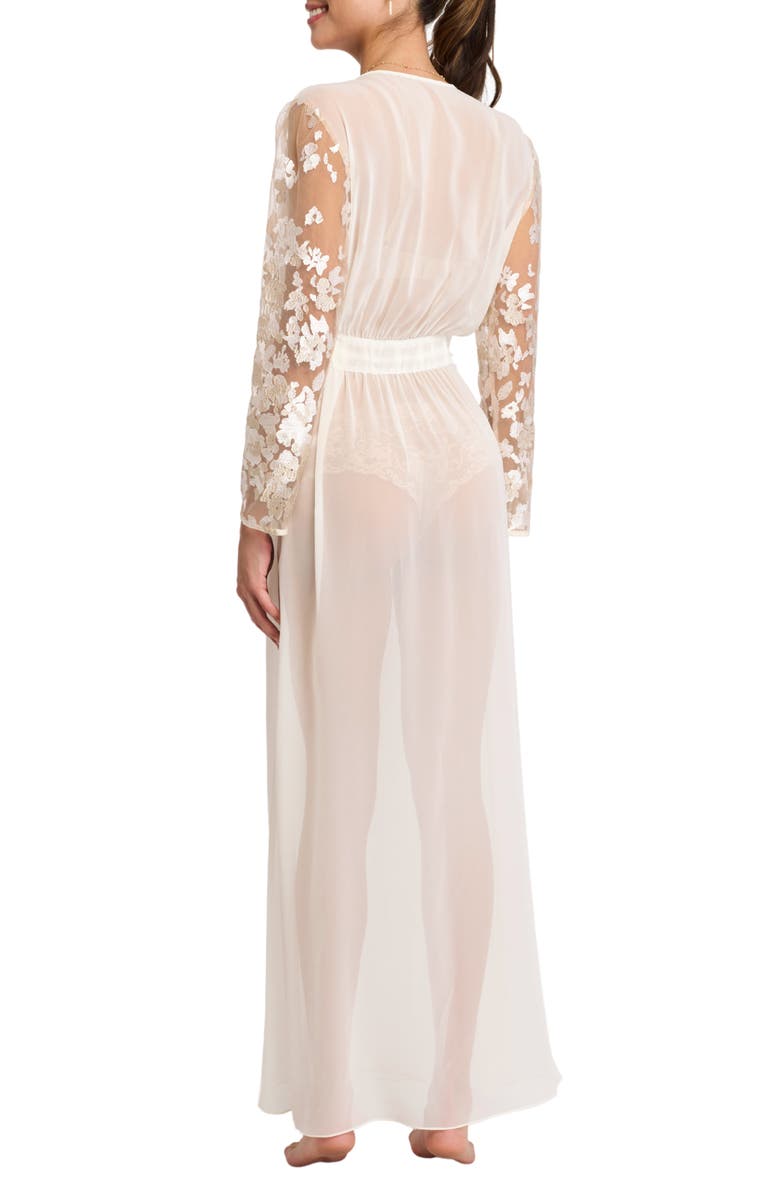 Rya Collection Vija Sheer Robe, Alternate, color, Ivory