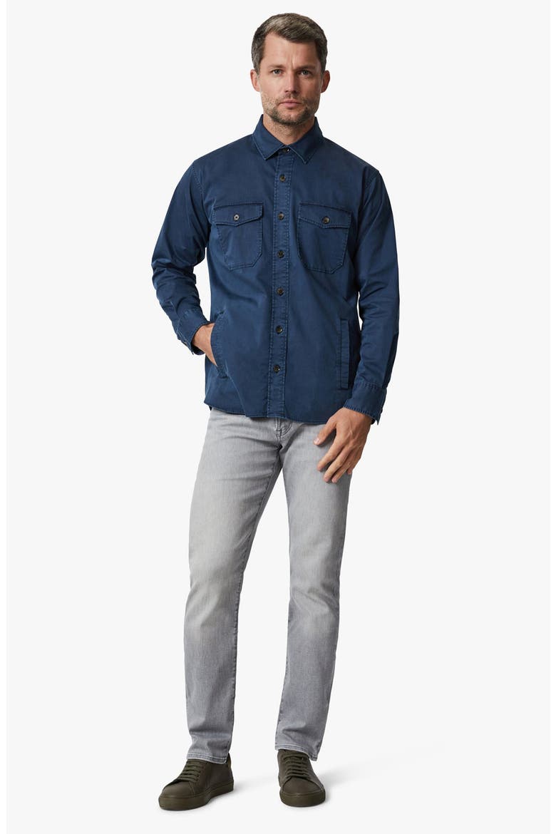 Denim Overshirt, Alternate, color, DARK BLUE