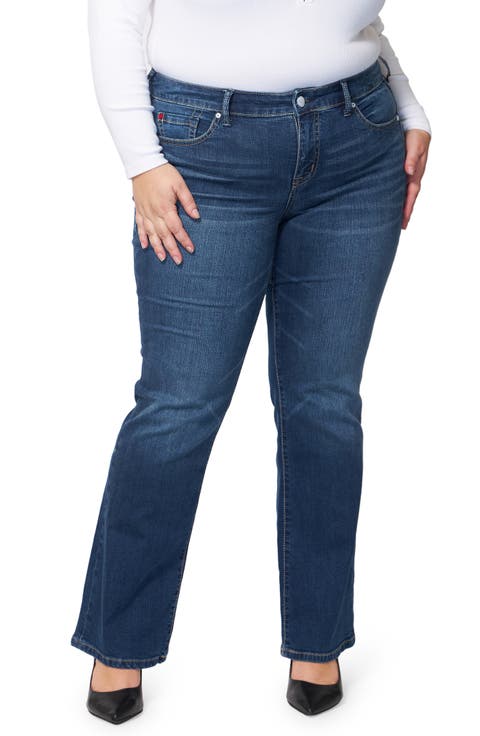 Mid Rise Slim Bootcut Jeans (Baylee) (Plus)