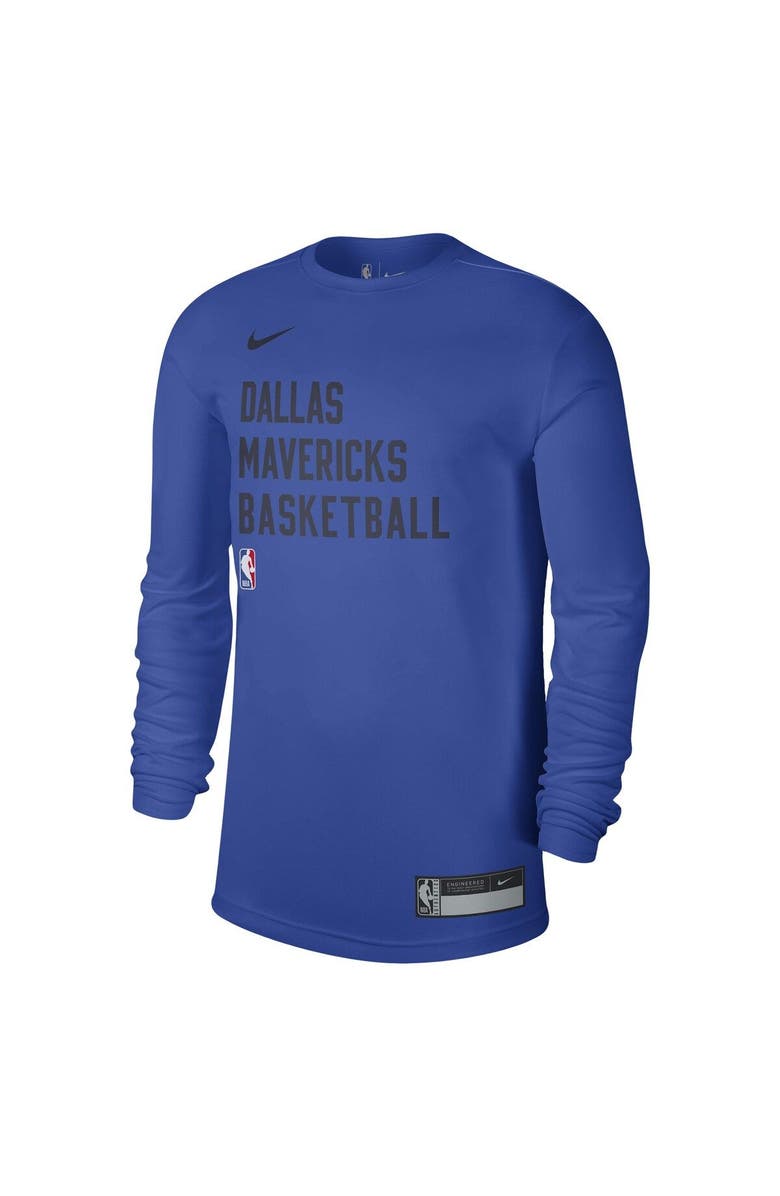 Nike Unisex Nike Blue Dallas Mavericks 2023/24 Legend On-Court Practice Long Sleeve T-Shirt, Alternate, color, Blue