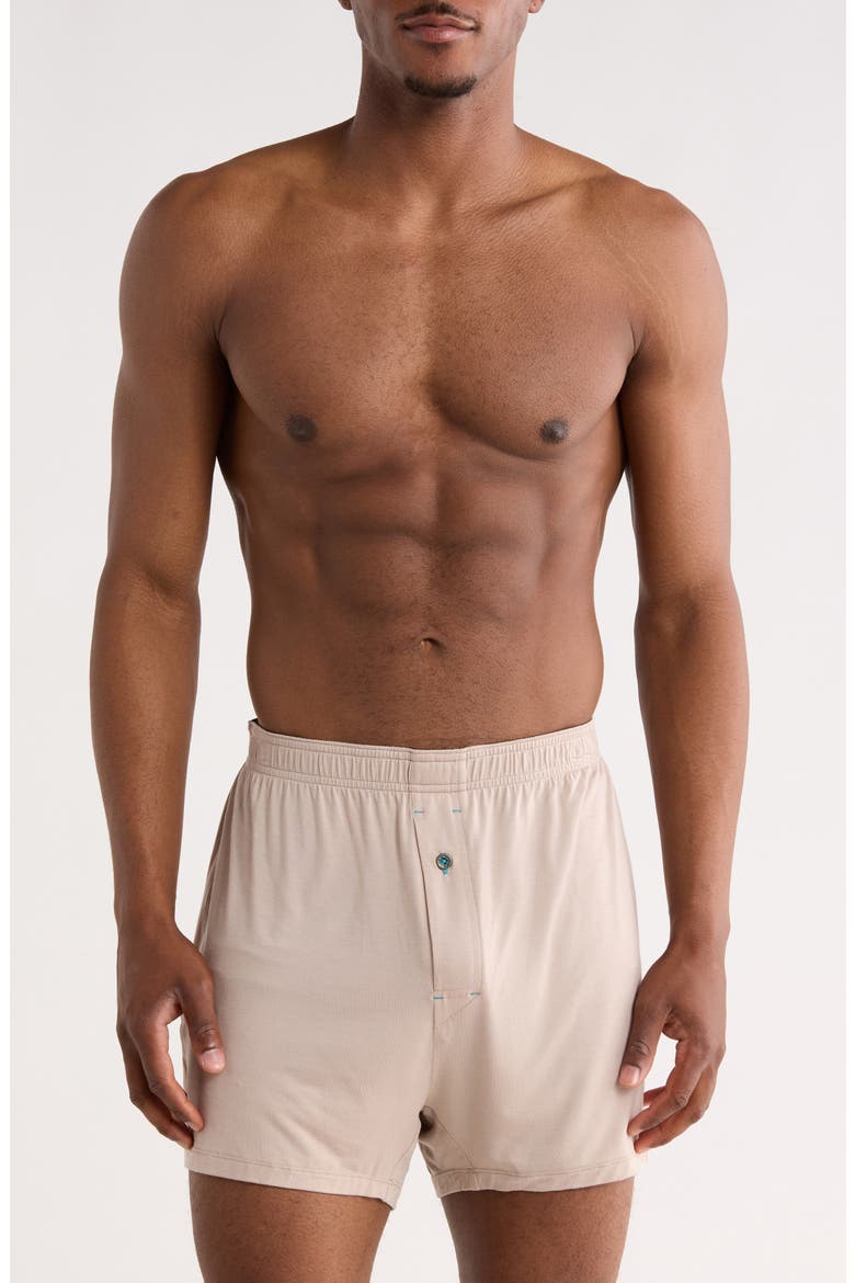 Butter Blend Boxers, Main, color, STRINGGREY