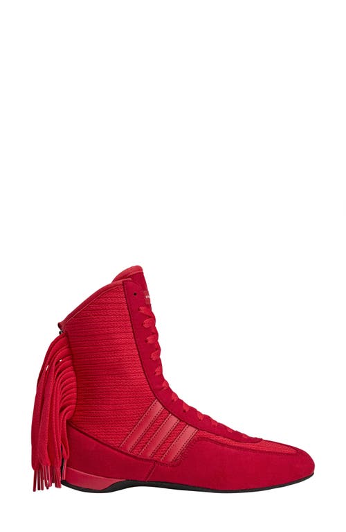 Adidas Originals Adidas Asmc Rasant Fringe Mid Sneaker In Collegiate Red