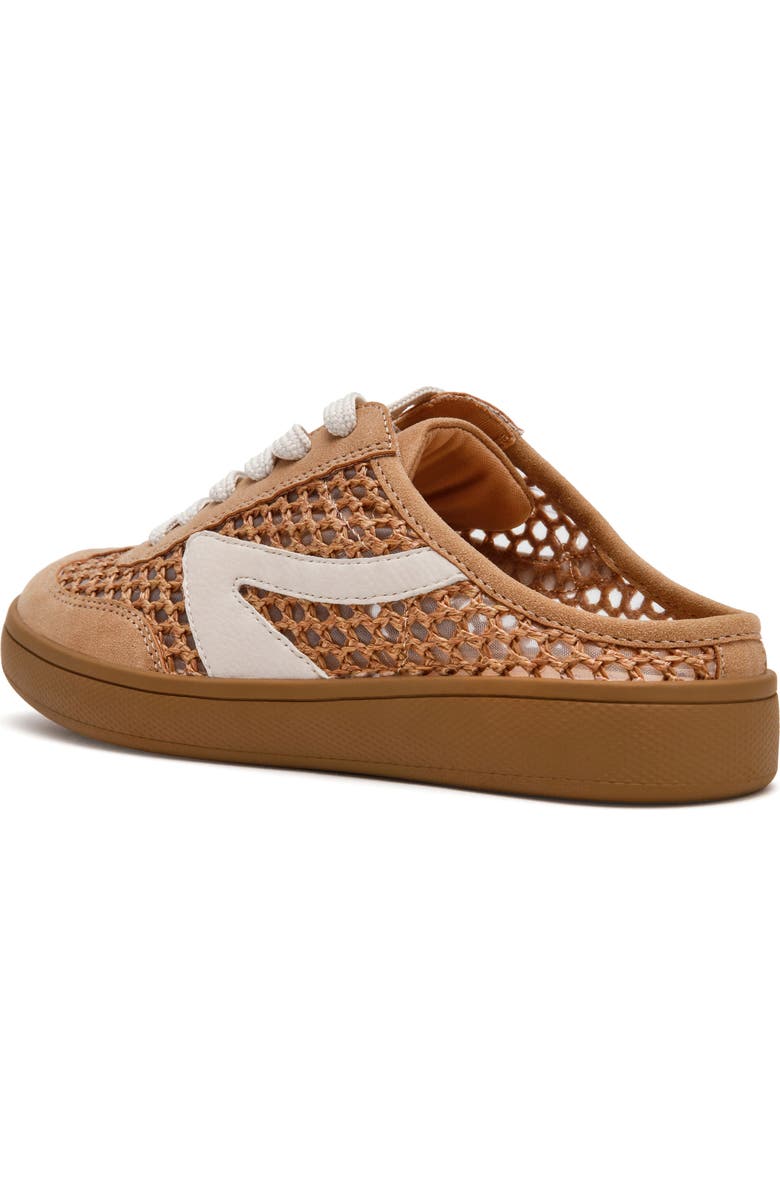 DV by Dolce Vita Vitally Faux Shearling Lined Mule Sneaker, Alternate, color, Camel Woven