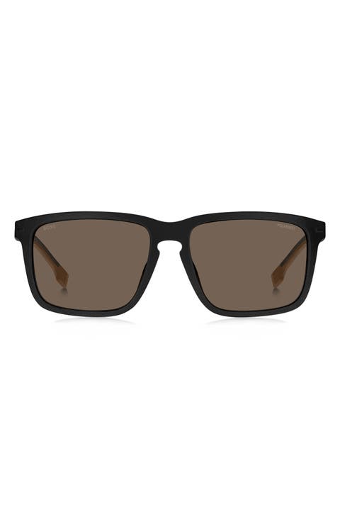 1542/F/S Polarized Rectangular Sunglasses