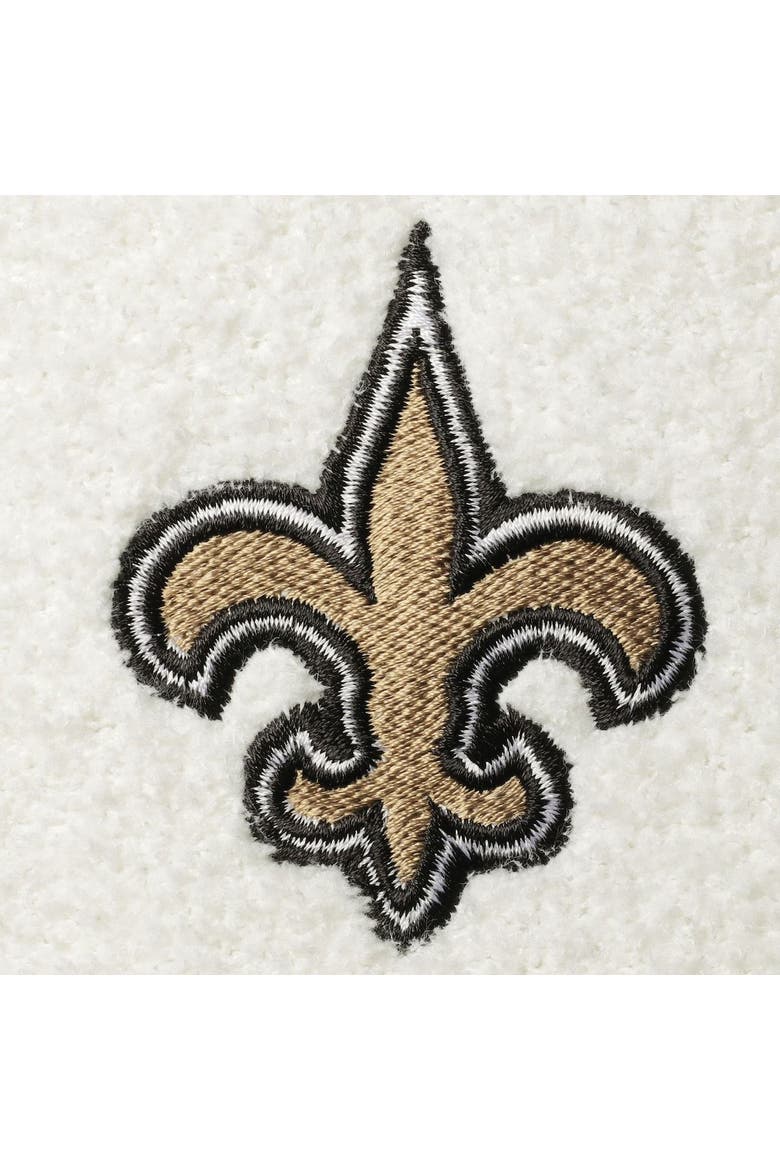 Women's Concepts Sport Cream/Charcoal New Orleans Saints Granite Knit Pullover Sweatshirt, Alternate, color, Cream