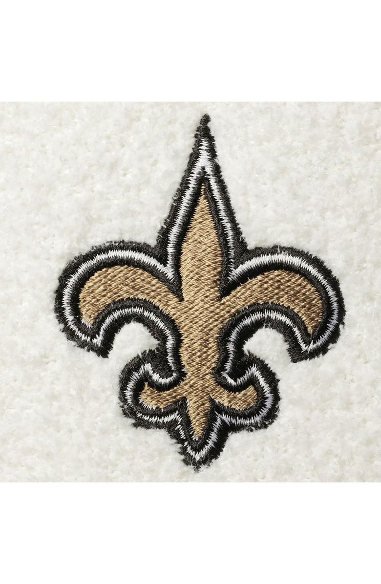 CONCEPTS SPORT Women's Concepts Sport Cream/Charcoal New Orleans Saints Granite Knit Pullover Sweatshirt, Alternate, color, 