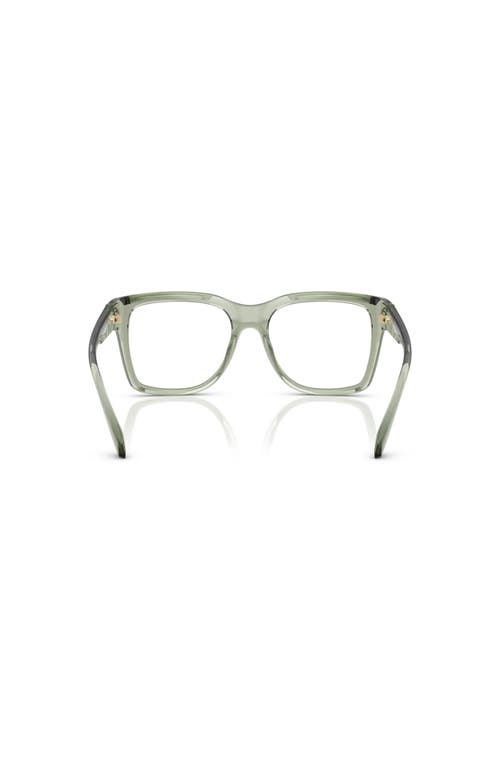 Michael Kors 51mm Square Optical Glasses In Green