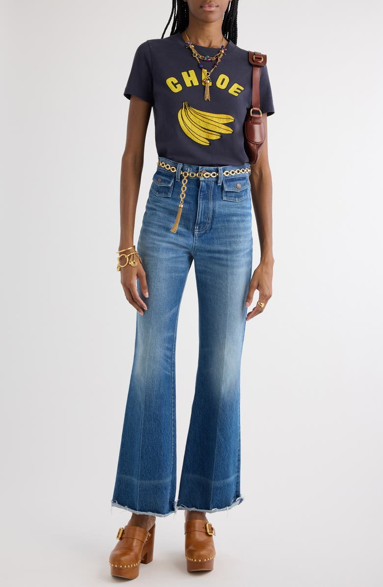 Chloé Banana Graphic T-Shirt, Alternate, color, 