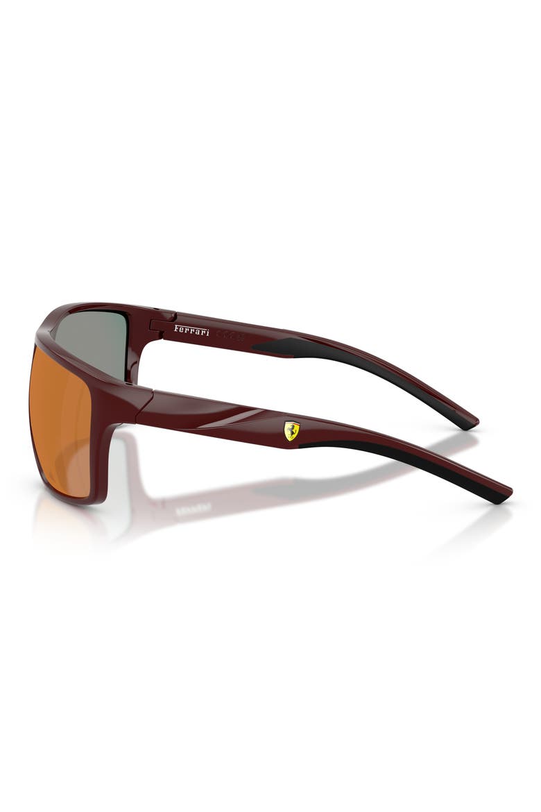 63mm Pillow Sunglasses, Alternate, color, BORDEAUX