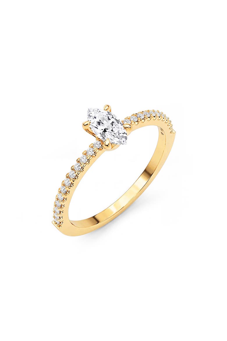 Marquise Cubic Zirconia Ring, Main, color, 18 KT YELLOW GOLD CLEAR CZ
