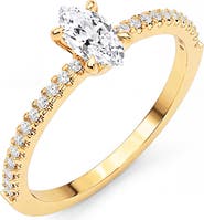 Crislu Marquise Cubic Zirconia Ring
