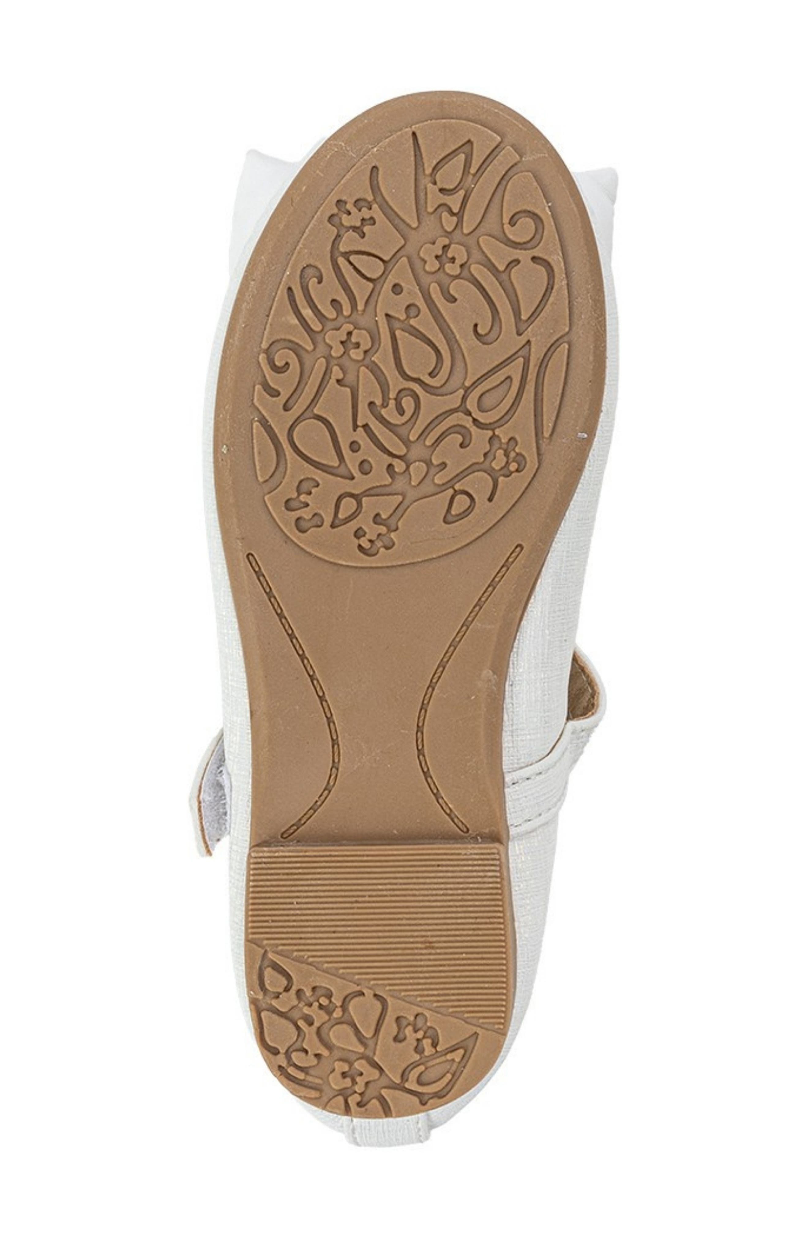 bebe Roxy Mary Jane Flat, Alternate, color, White