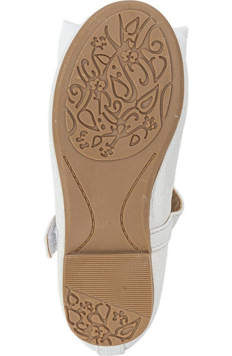 bebe Roxy Mary Jane Flat, Alternate, color, White