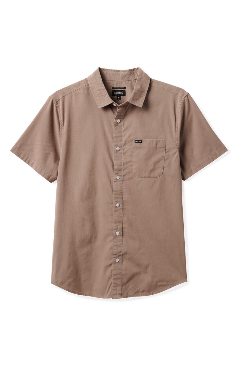 Brixton Charter Short Sleeve Button-Up Shirt, Alternate, color,