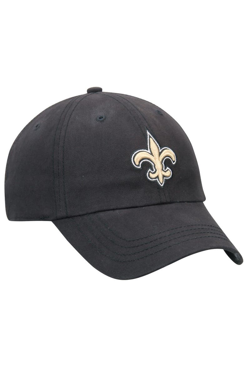Women's '47 Black New Orleans Saints Miata Clean Up Adjustable Hat, Alternate, color, Black