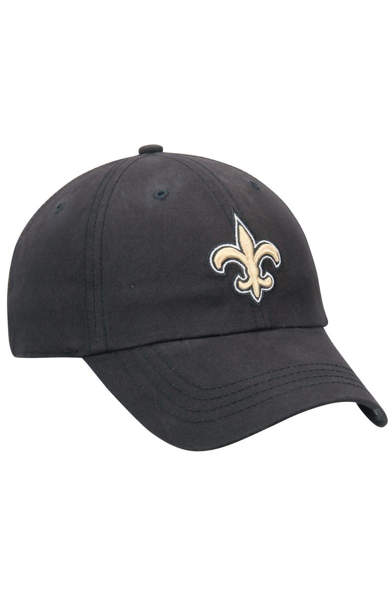 '47 Women's '47 Black New Orleans Saints Miata Clean Up Adjustable Hat, Alternate, color, Black