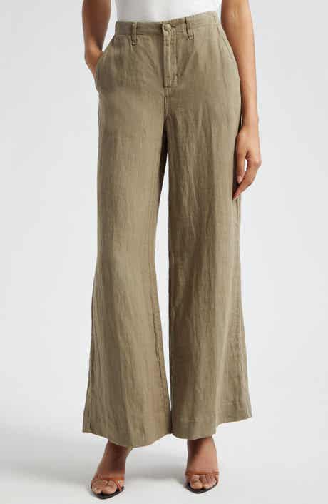 L'AGENCE Brie Wide Leg Linen Pants