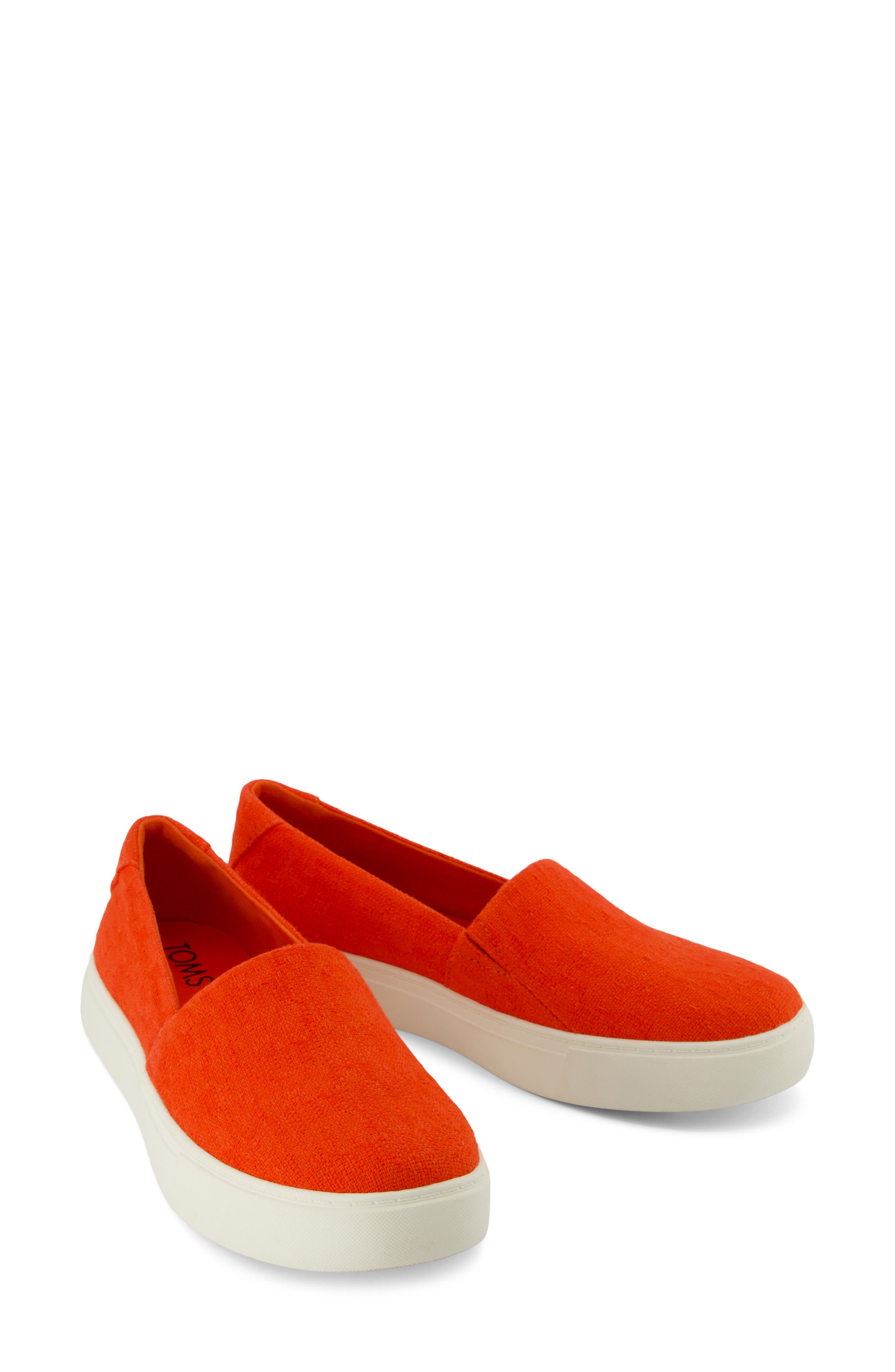 TOMS Kameron Slip-On Sneaker, Alternate, color, Red