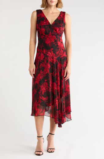 Handkerchief Hem Sleeveless Dress