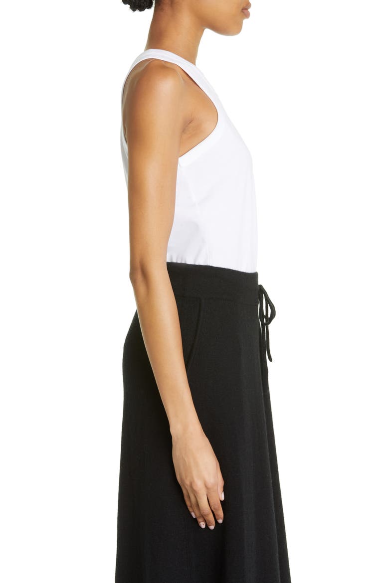 Poso Supima® Cotton Tank, Alternate, color, WHITE
