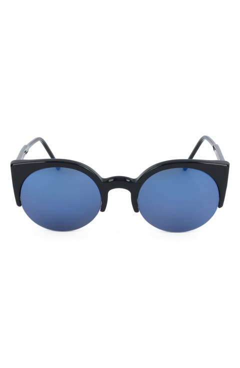 48mm Cat Eye Sunglasses