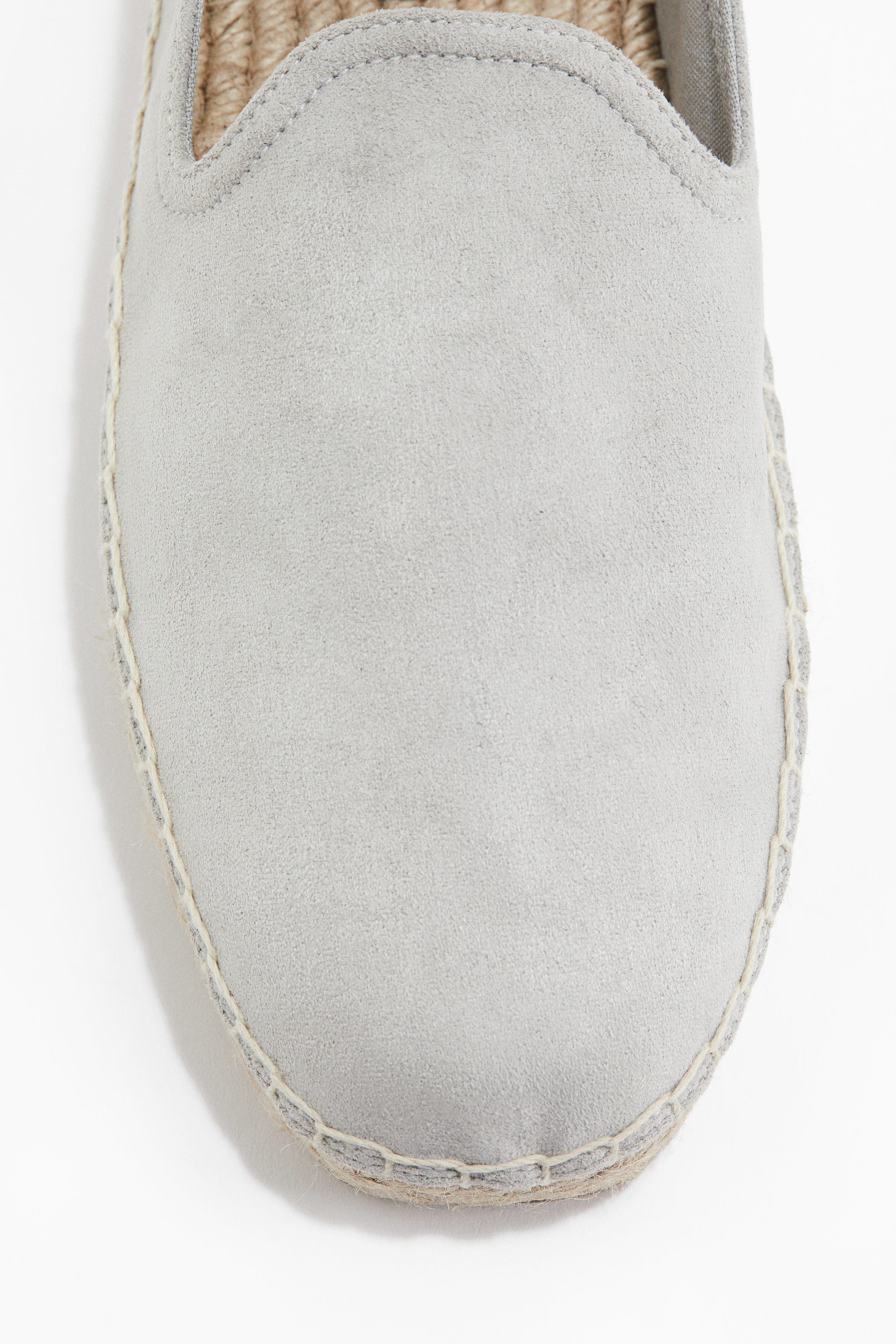 H&M Canvas Espadrilles, Alternate, color, Light Gray