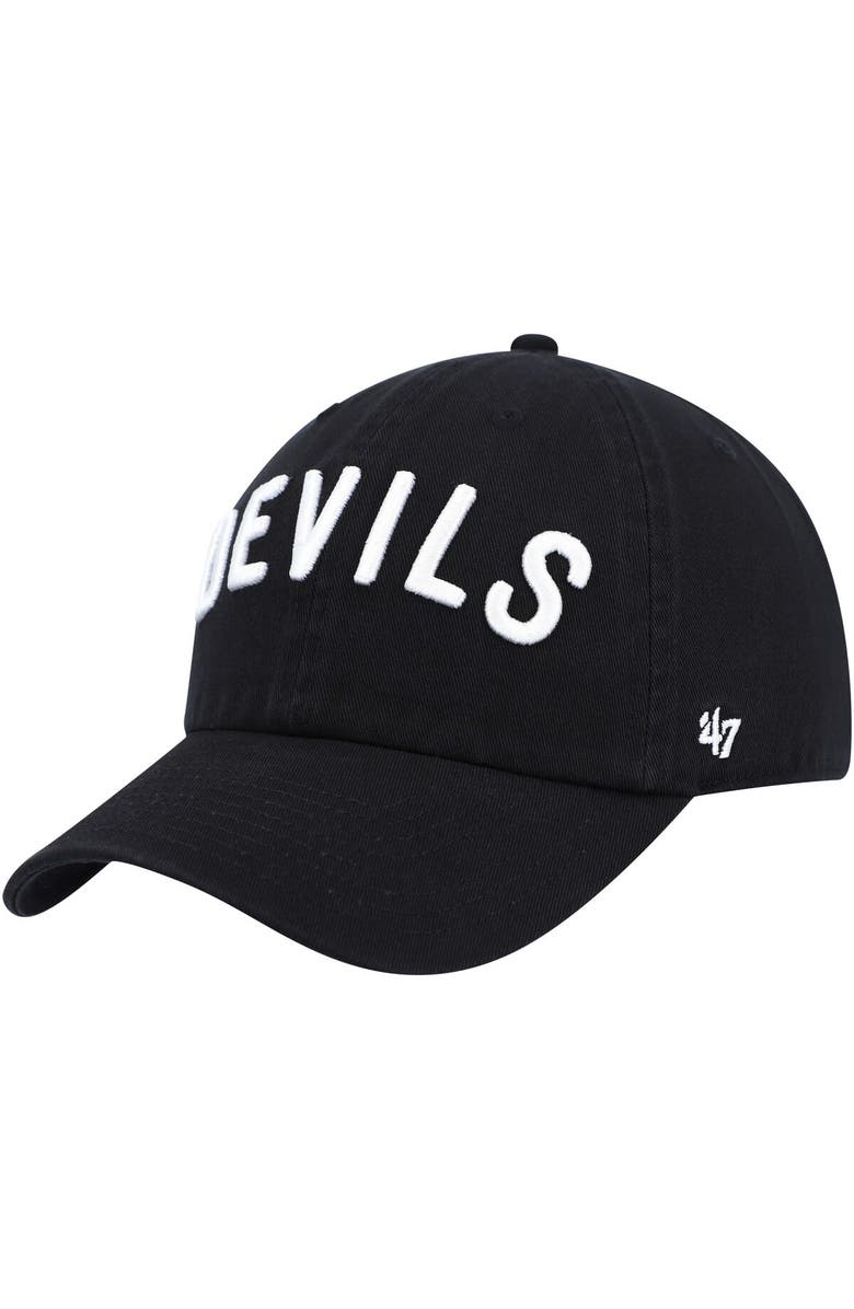 '47 Men's '47 Black New Jersey Devils Clean Up Adjustable Hat, Alternate, color,