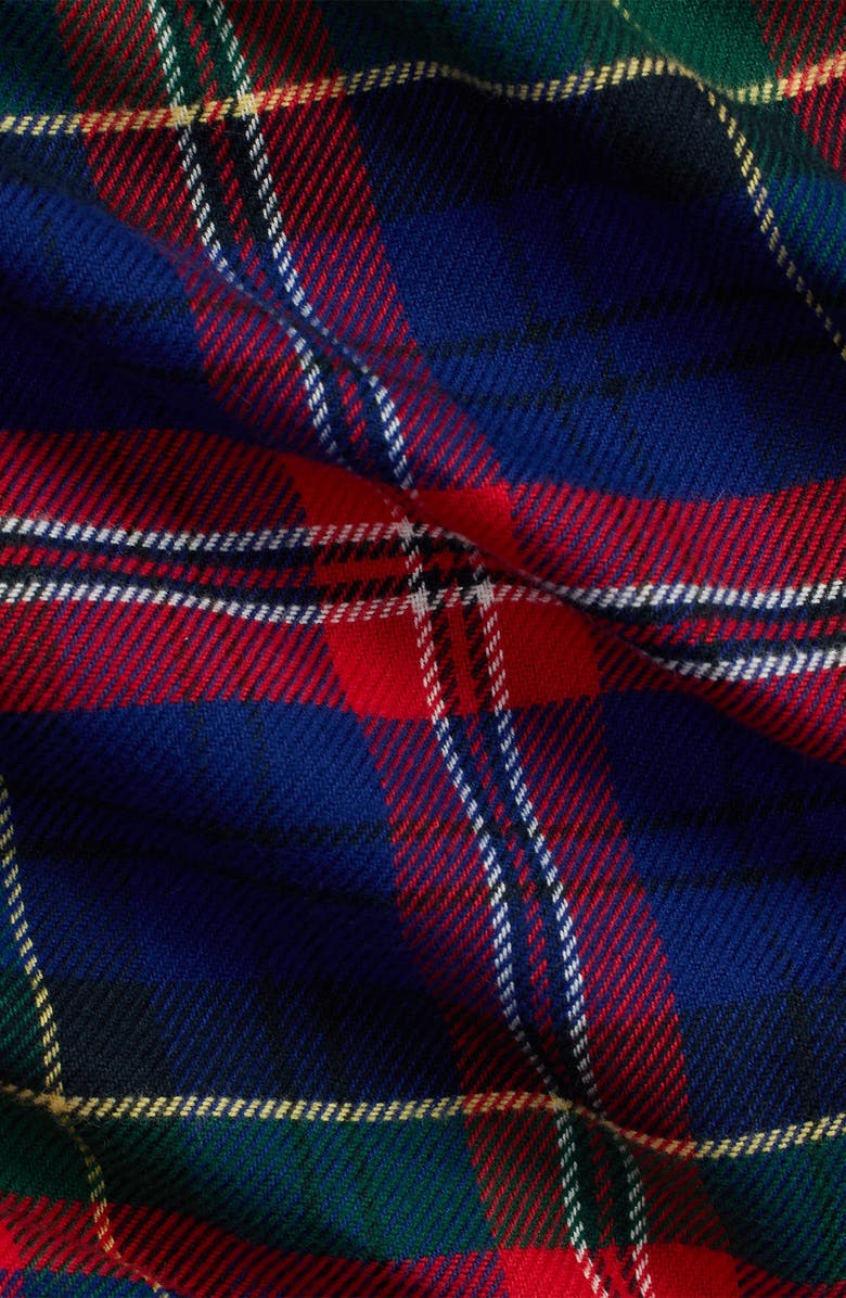 Polo Ralph Lauren Brushed Plaid Flannel Button-Down Shirt, Alternate, color, 