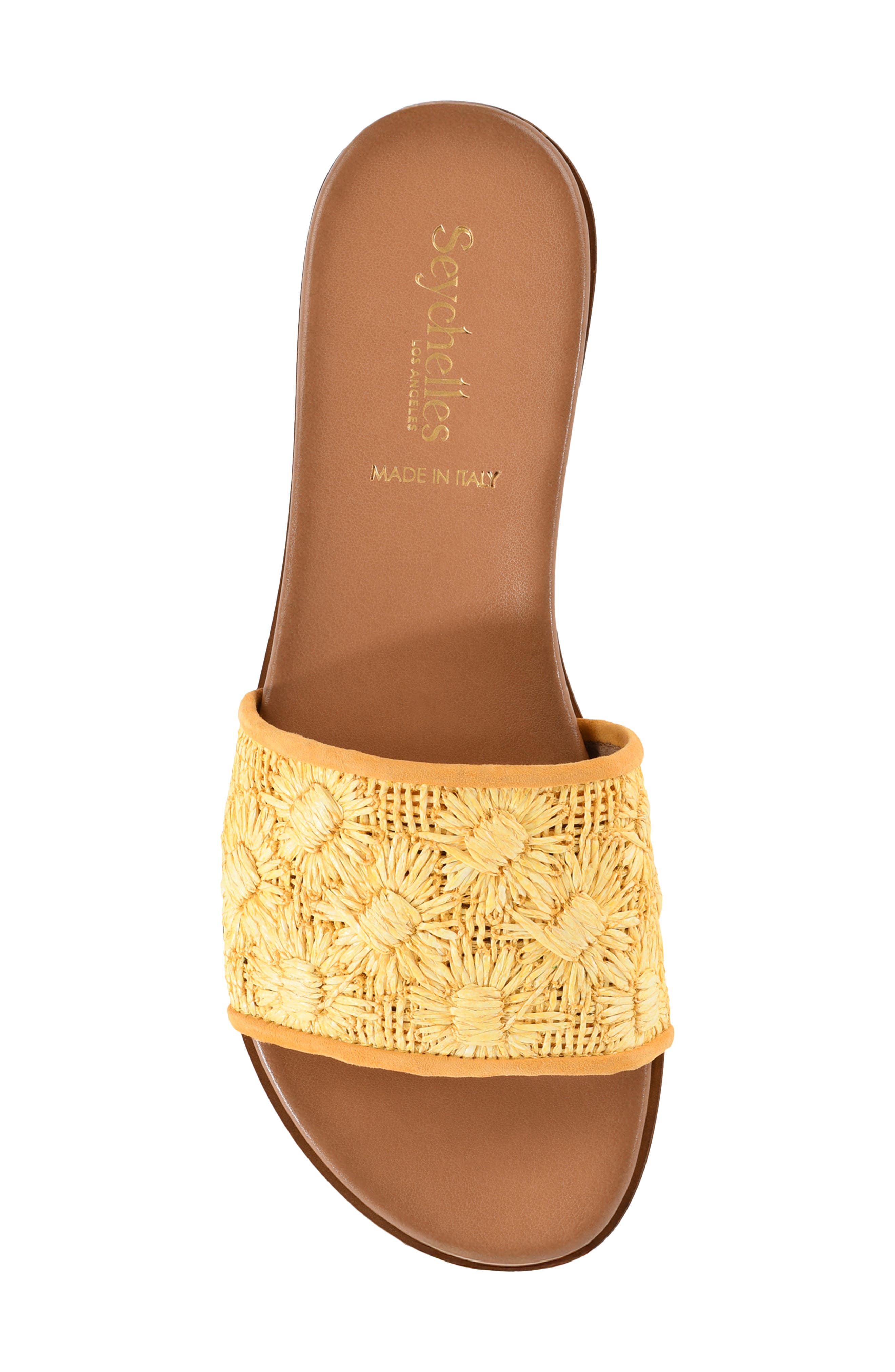 Dakota Slide Sandal, Alternate, color, YELLOW
