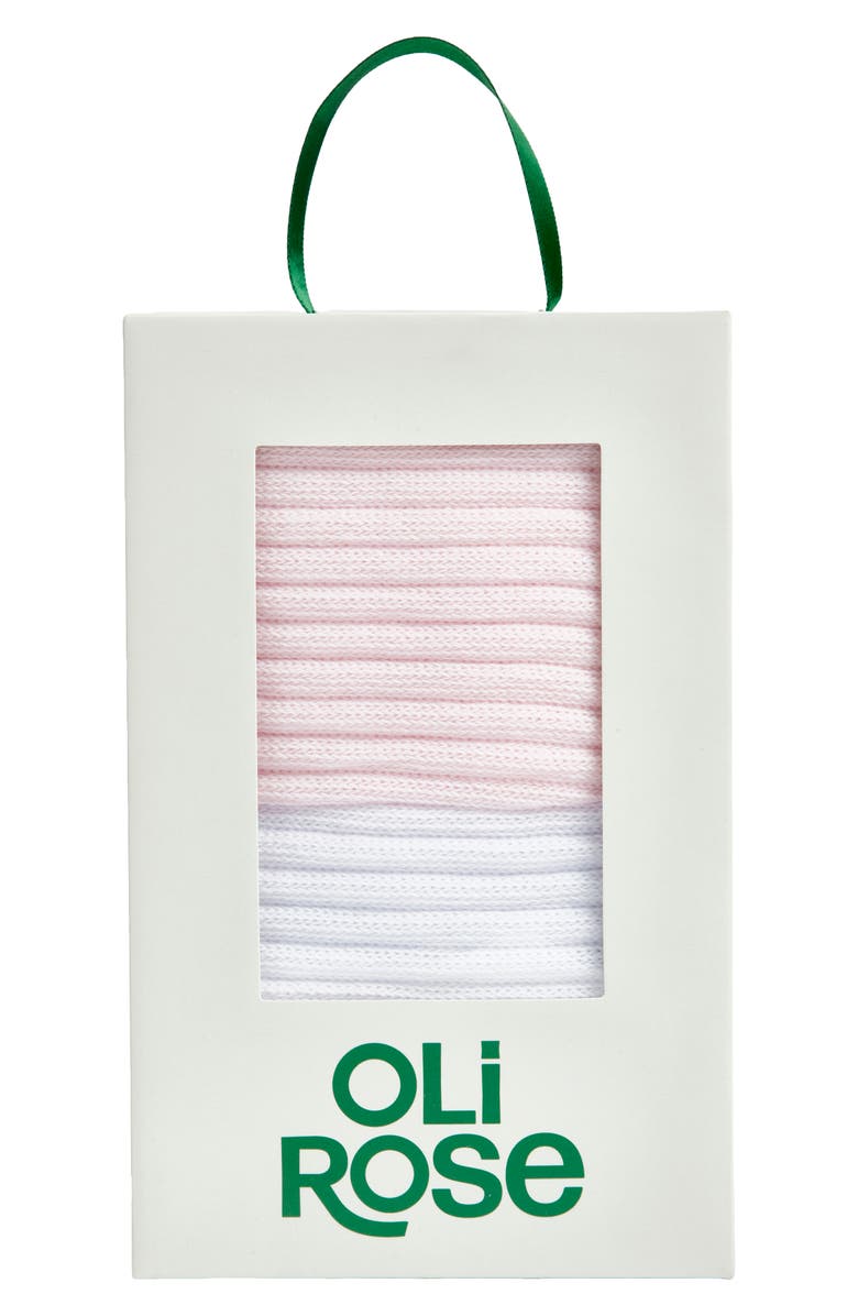 Oli Rose Assorted 2-Pack Cotton Blend Gripper Crew Socks, Alternate, color, 