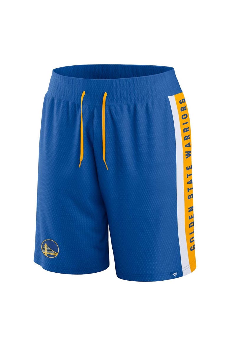 Men's Fanatics Branded Royal Golden State Warriors Referee Iconic Mesh Shorts, Alternate, color, Royal