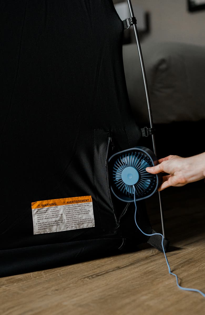 SlumberPod Privacy Canopy & Portable Fan Set, Alternate, color, 