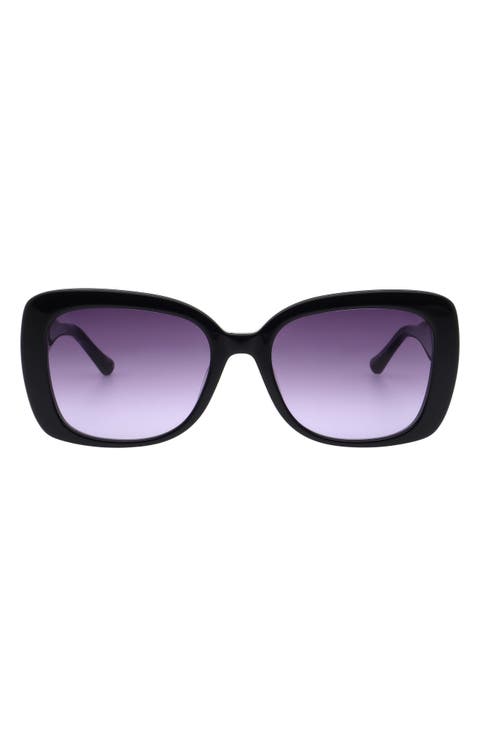 56mm Square Sunglasses