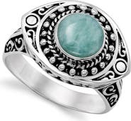 SAMUEL B. Larimar Evil Eye Ring